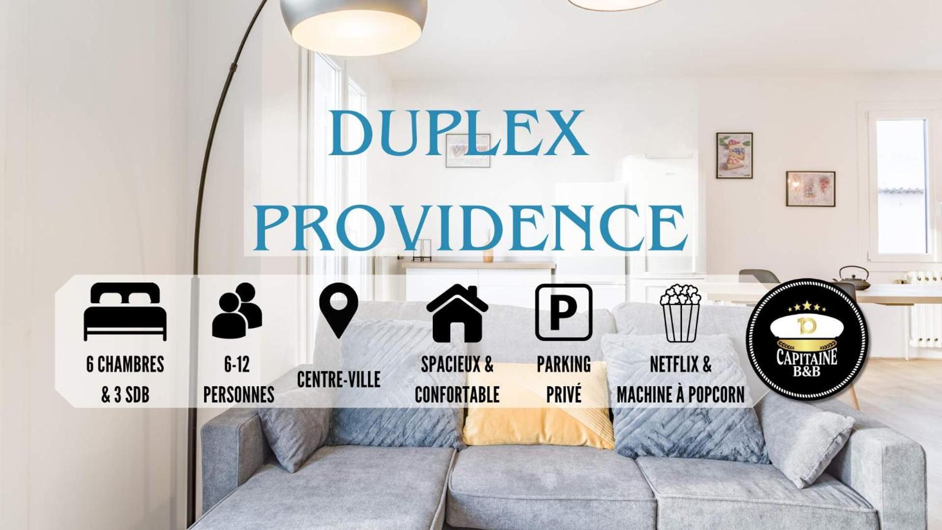 Duplex Providence - Ideal Groupe - Confort - Parking Prive トロワ エクステリア 写真
