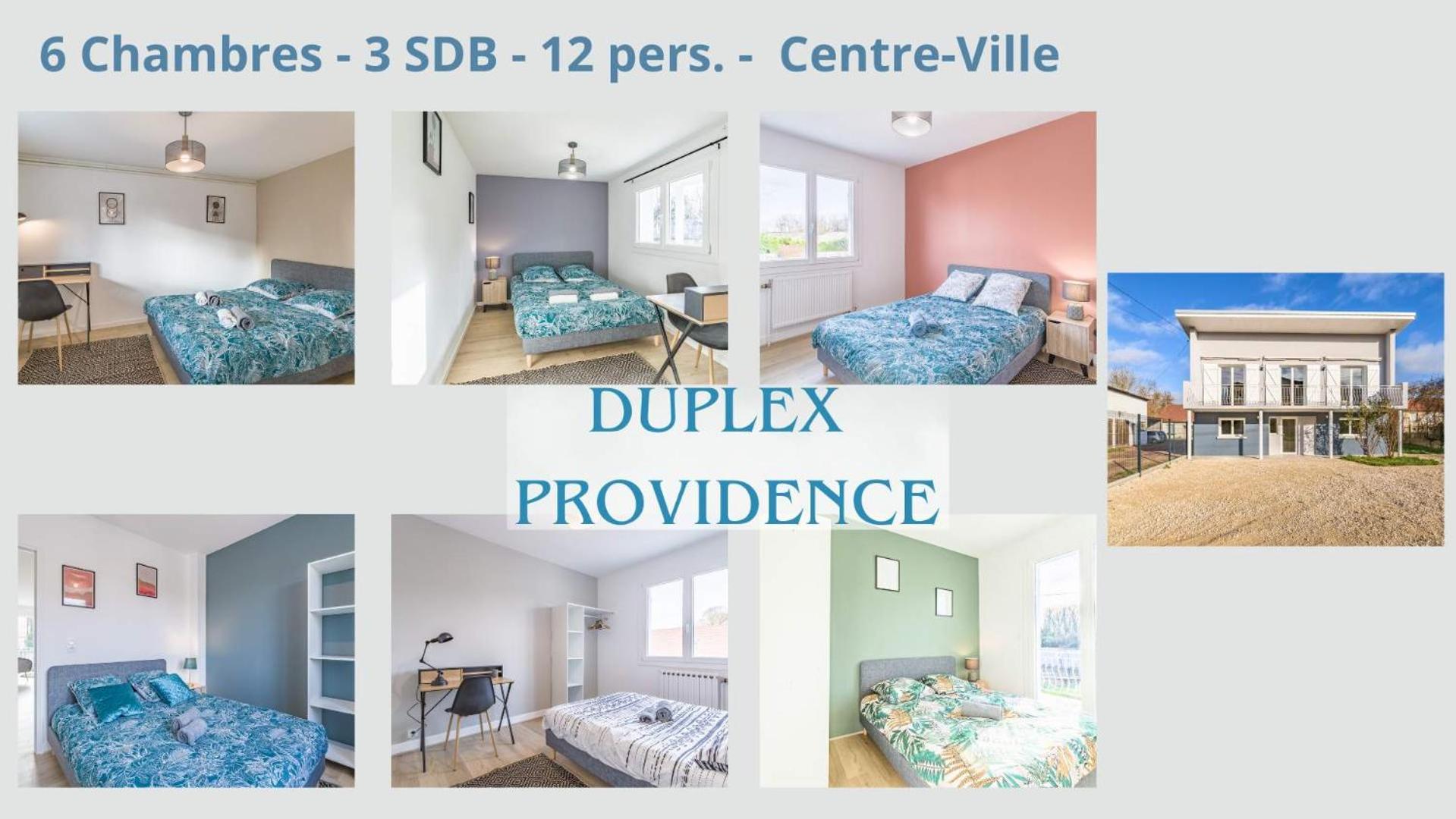 Duplex Providence - Ideal Groupe - Confort - Parking Prive トロワ エクステリア 写真